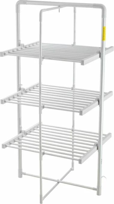 Stendë elektrike tharëse rrobash ADLER AD7829 300W, e palosshme, IP22, argjend/bardhë