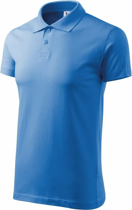 Polo maicë Malfini për meshkuj, blu [Madhësia: L]