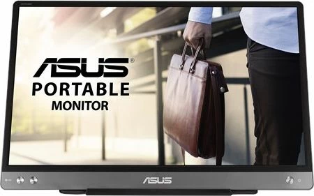 Monitor portativ Asus ZenScreen MB14AC 14" Full HD IPS USB-C, ngjyrë e zezë, me kabllo USB Type-C