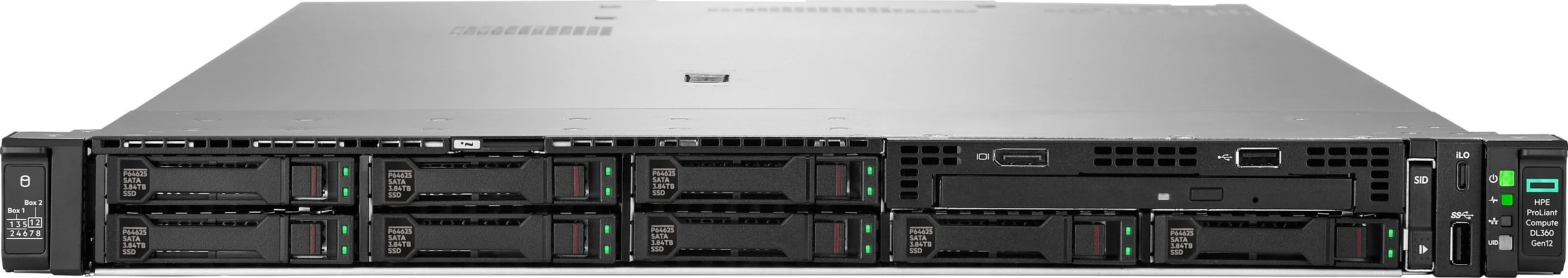 Server HPE ProLiant Compute DL360 Gen12 6515P, 16 bërthama, 64GB DDR5, 2x480GB SSD, Rack 1U