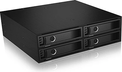 Kafaz hot-swap ICY BOX IB-2242SSK, 4x 2.5" SATA III, 5.25", me kyç, i zi