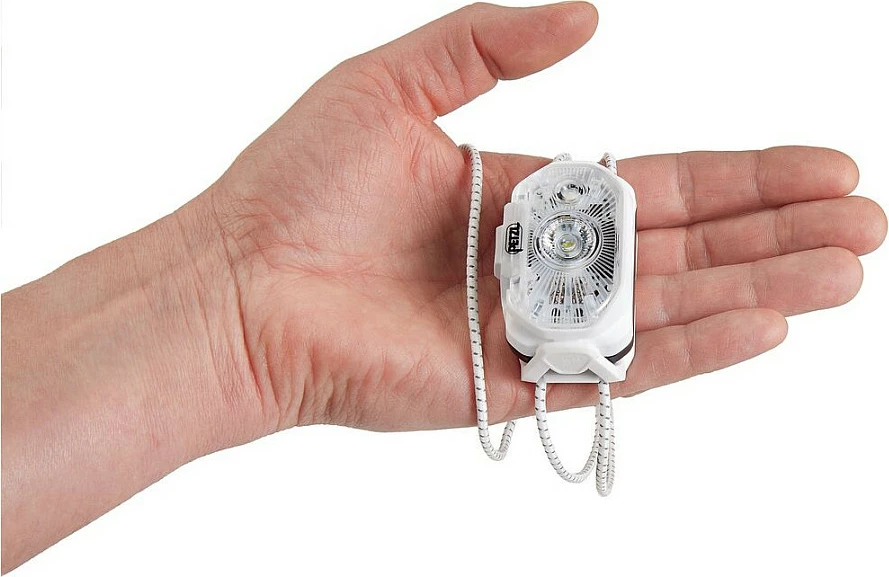 Lampë koke Petzl SWIFT LT, 380 lm, bateri e rikarikueshme, IPX4, e zezë/portokalli