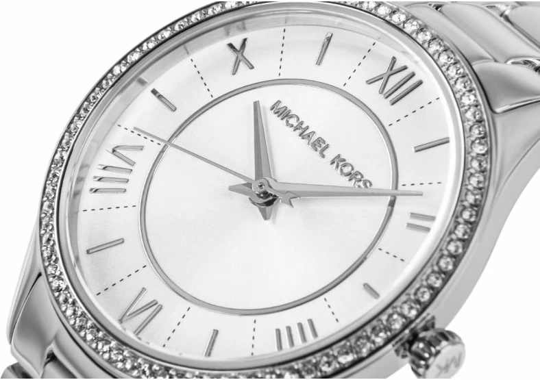Orë dore për femra Michael Kors Lauryn, argjendi