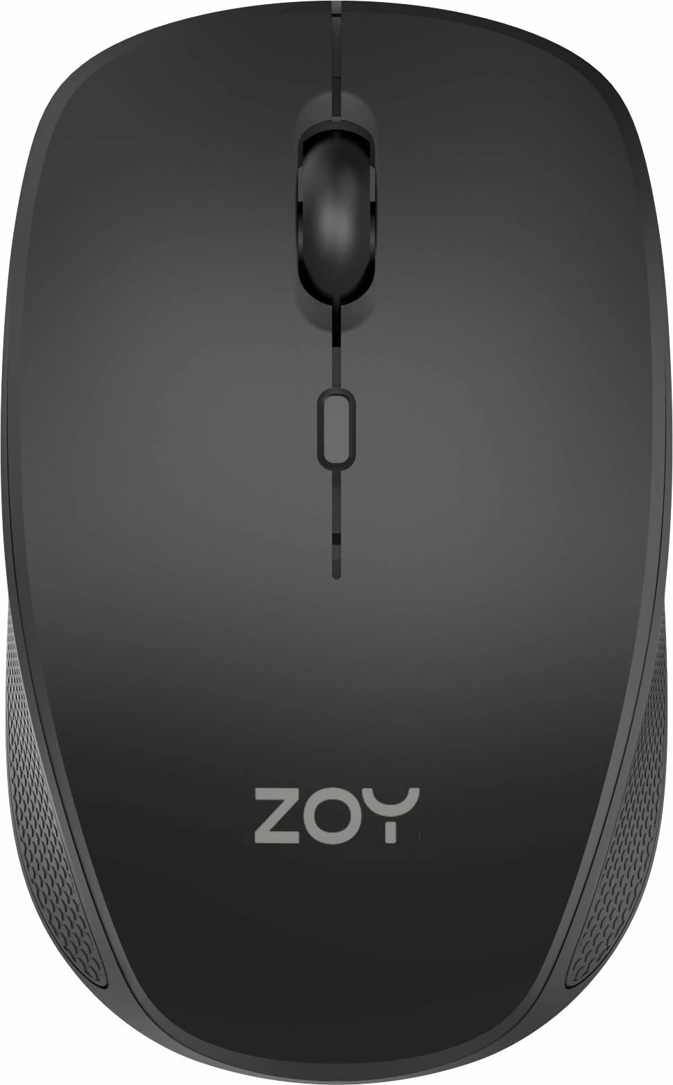 Maus wireless ZOY ZMS28 1600 DPI, 4 butona, receiver USB, i zi/grafit, set me bateri AA