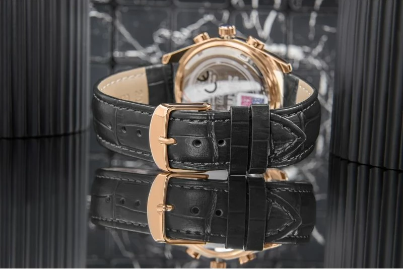 Orë dore për meshkuj Skmei, e zezë