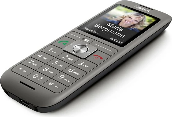 Telefon Gigaset CL660HX, Analog/DECT, Wireless, 400 kontakte, Anthracite, Black