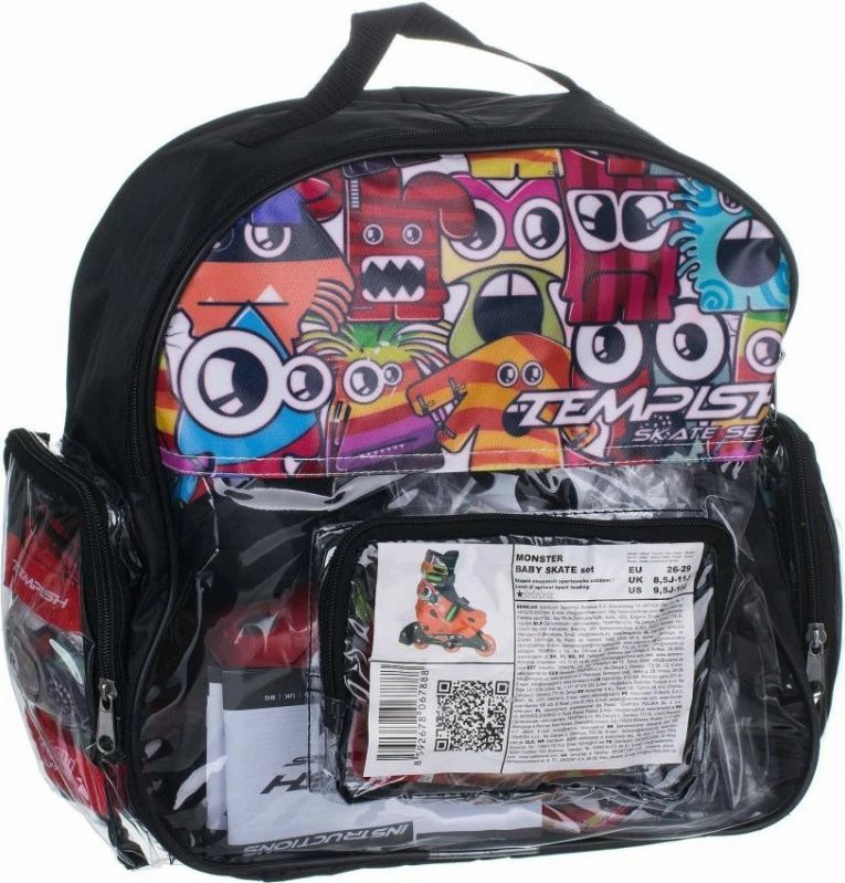 Rollera Tempish për fëmijë, të kuqe