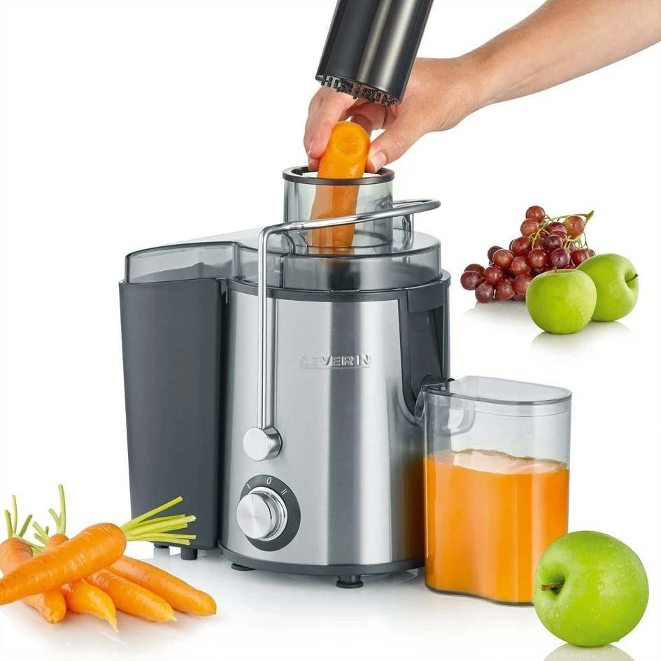 Shtrydhëse frutash SEVERIN ES 3566, 400 W, Inoks, e zezë