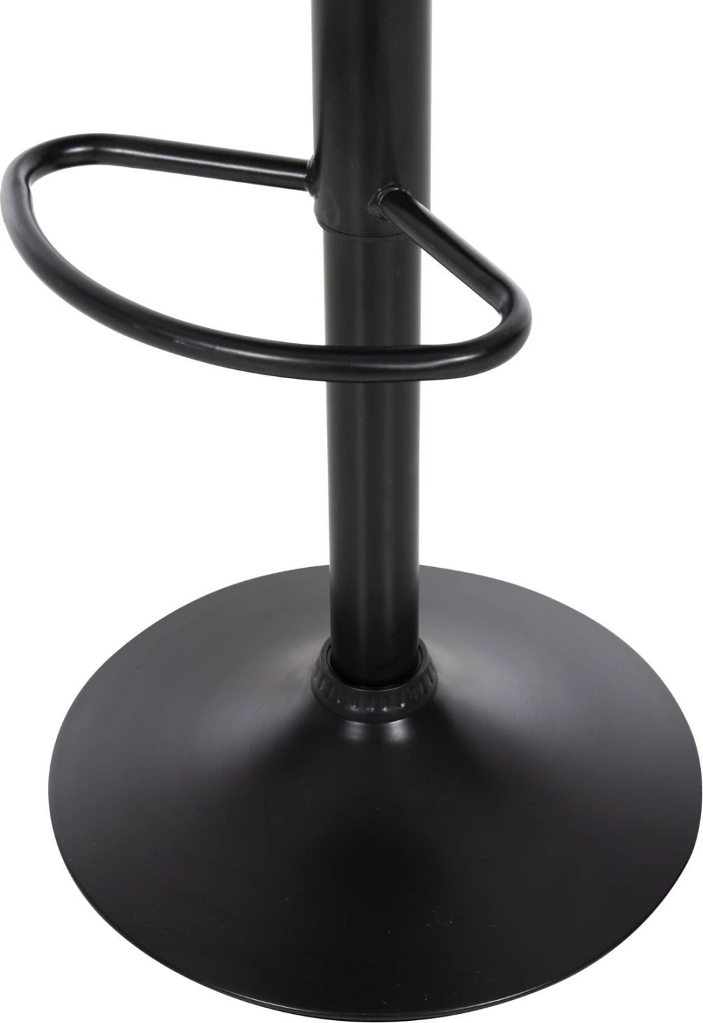 Karrige për bar ROSE, FH204.10, gri PU, pezullim Φ44x85-107Hcm