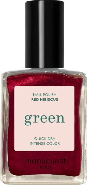 Llak për thonj për femra Manucurist Green Nail Polish Red Hibiscus 15ml