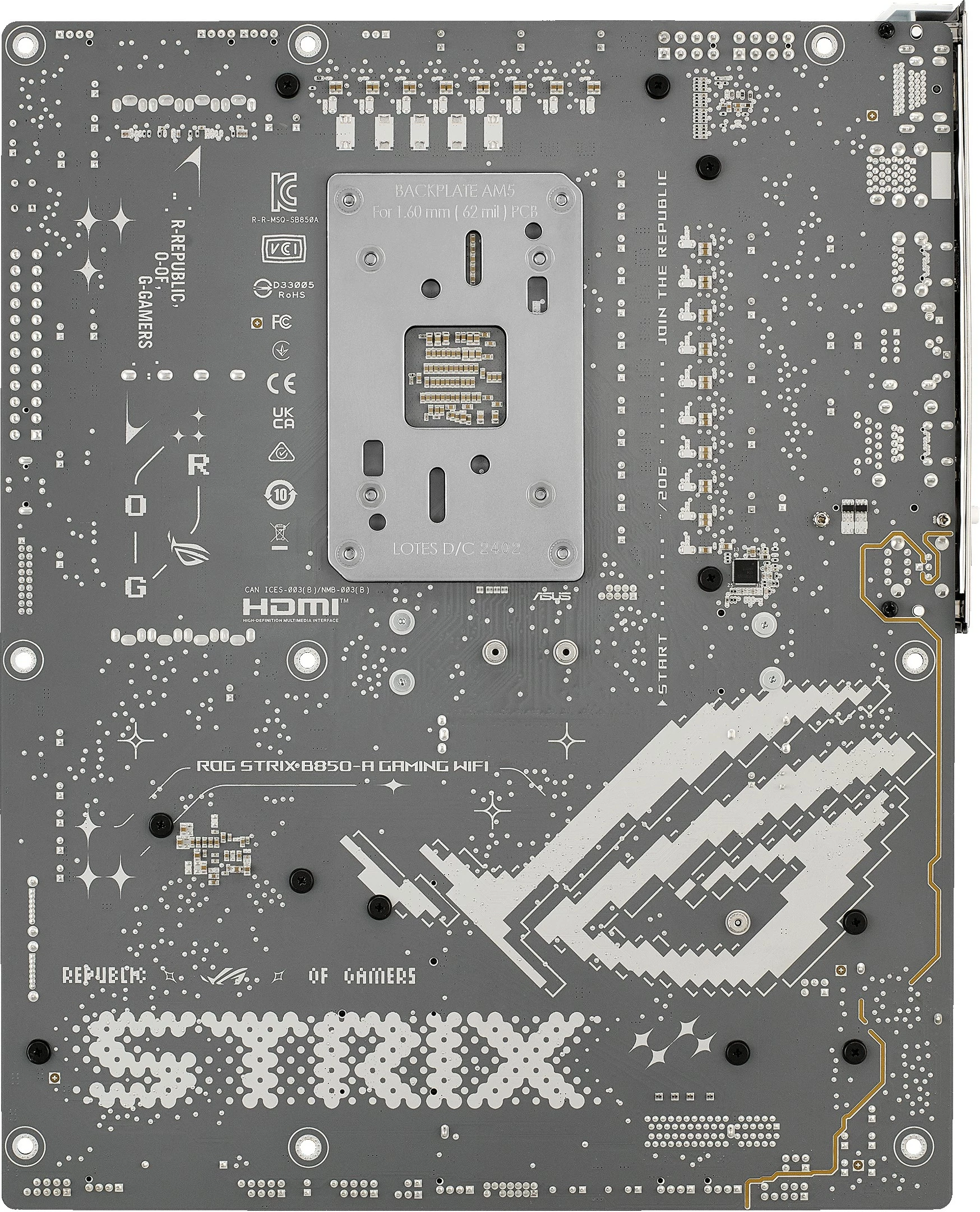 Pllakë amë ASUS ROG STRIX B850-A Gaming WIFI, AM5