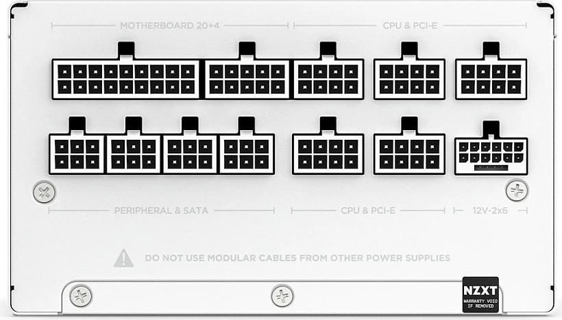 Furnizues rryme NZXT C850 PA-8G2BW-EU, 850W, 80+ Gold, modular, i bardhë