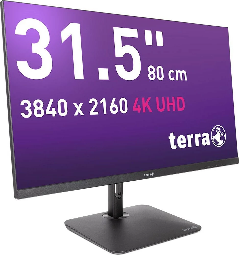 Monitor Terra 3030234, 31.5", 4K Ultra HD, LCD, i zi