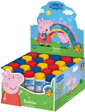 Flluska sapuni PUSTEFIX Classic 70 ml, Peppa Pig, set 25 copë, shumëngjyrëshe