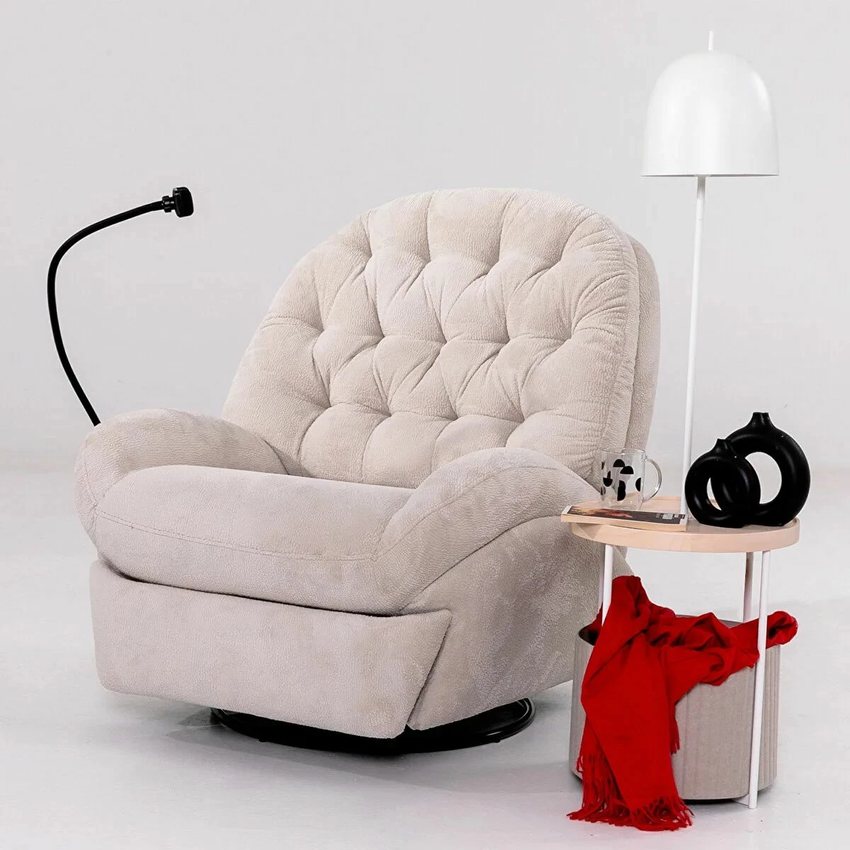 Recliner elektrik Dream, krem, Atelier del Sofa
