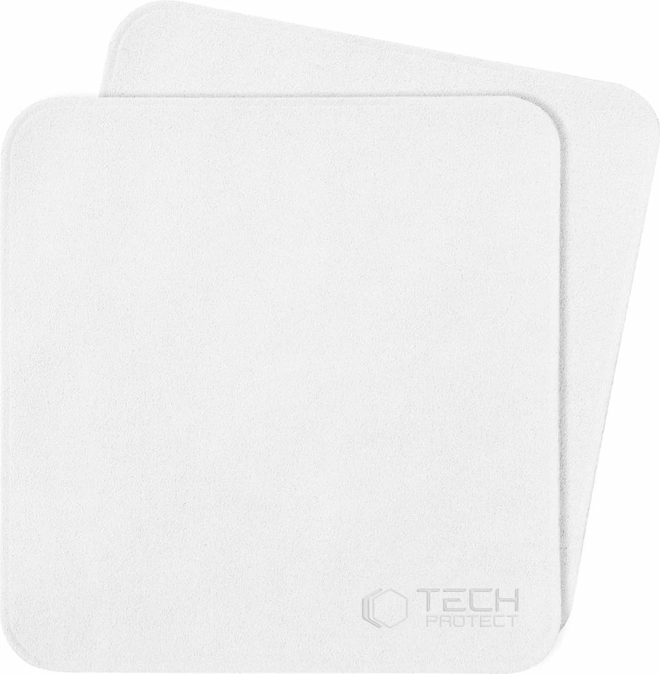 Leckë pastruese Tech-Protect, mikrofibër, 16x16cm, 2 copë, Gri