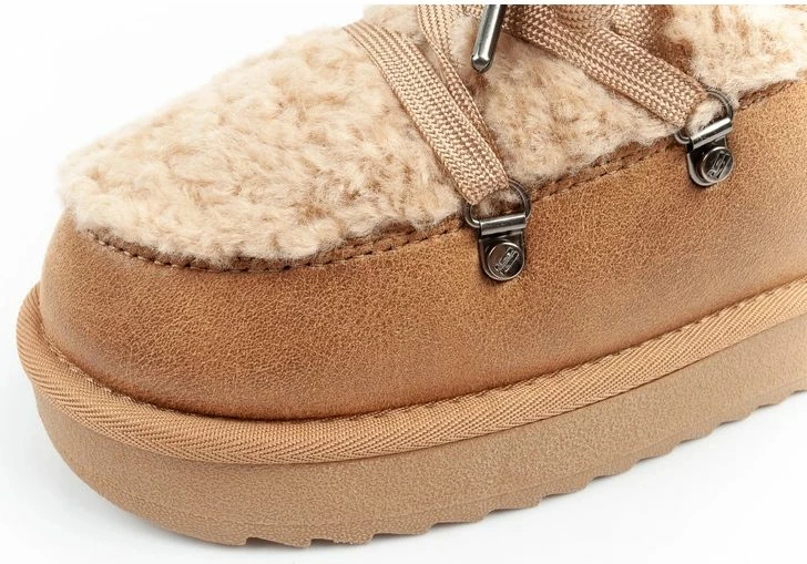 Çizme dimri për femra D.Franklin, kafe-bezhë