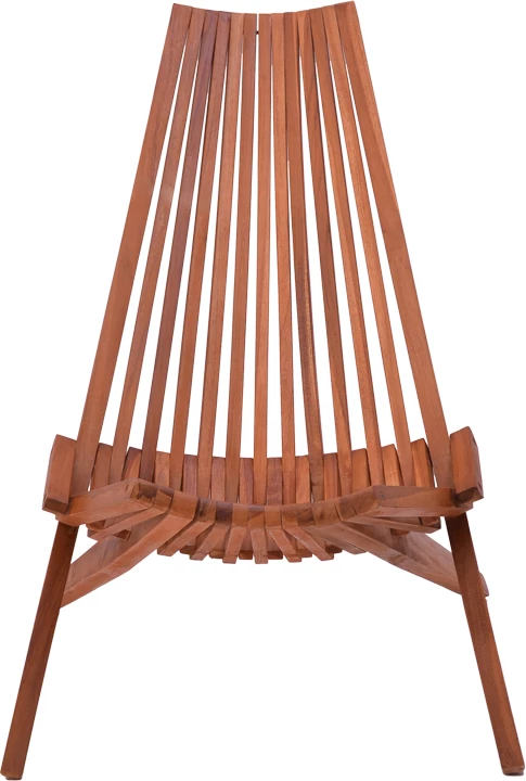 Shezlong palosës, dru tik natyral, 101x63x80cm