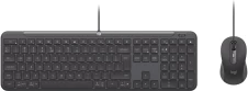 Logitech Signature Slim Wired Combo MK620 - Keyboard + Mouse, USB-C, QWERTY, Graphite