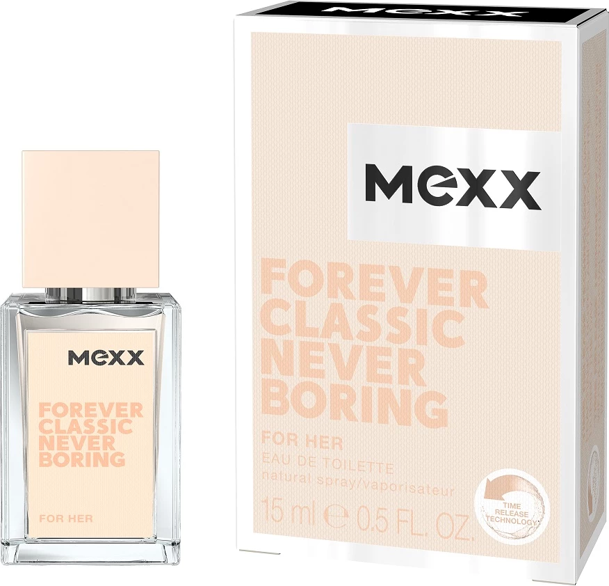 Eau de Toilette për femra Mexx Forever Classic Never Boring For Her 15ml