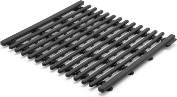 Shtroje silikoni për lavaman Brabantia 302589, 30x30 cm (shtrihet 30-45 cm), gri e errët