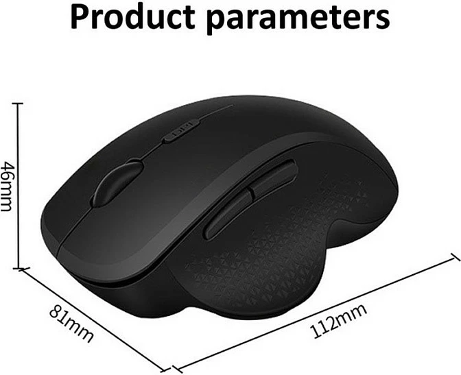 Maus wireless EQUIP Komfortmaus Dual Mode, 6 butona, 1600 DPI, i zi