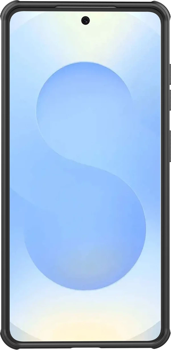 Mbështjellës Nillkin Super Frosted Shield Pro për Samsung Galaxy S26+, TPU/PC, e zezë transluzente, me kuti