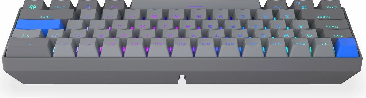 Tastierë mekanike Endorfy Thock V2 Compact Wireless EY5A132, 60%, RGB, USB/Bluetooth/2.4GHz, switch ENDORFY Yellow by Gateron, gri