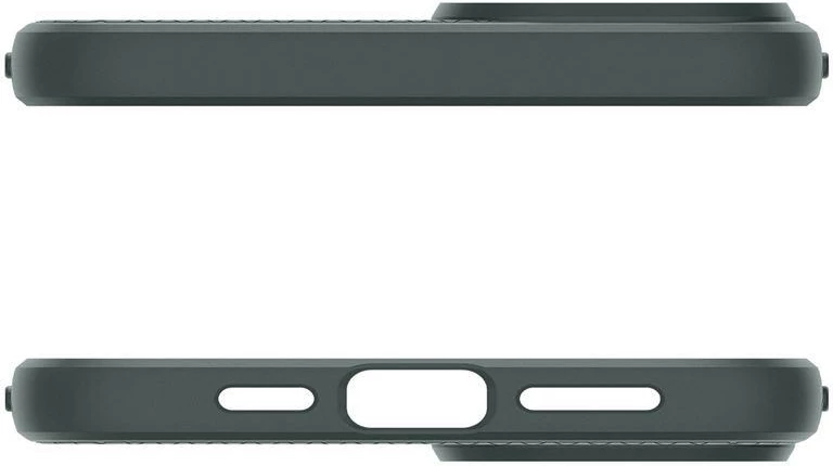 Mbështjellës Spigen Liquid Air për iPhone 15 Plus, Gjelbër e errët