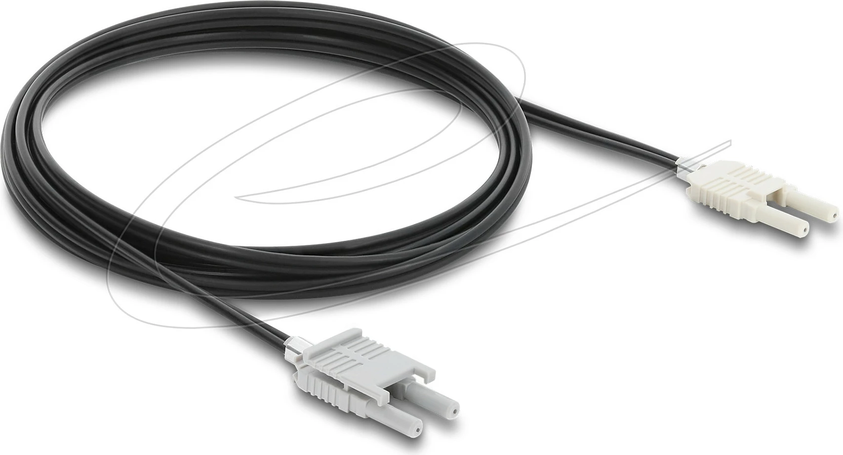 Kabllo fibër optike DeLOCK HFBR 4506-4516Z, ST-ST duplex, 3 m, e zezë/gri
