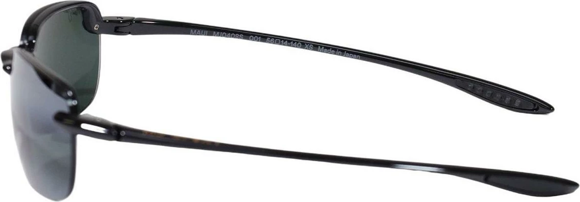 Syze dielli për meshkuj Maui Jim Sandy Beach 408-02, të zeza [Madhësia: 56]