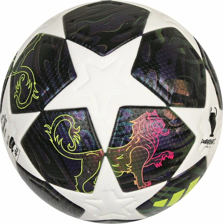 Top futbolli adidas UCL 25/26 Final Pro JX9077, i bardhë/lejlaj [Madhësia: 5]