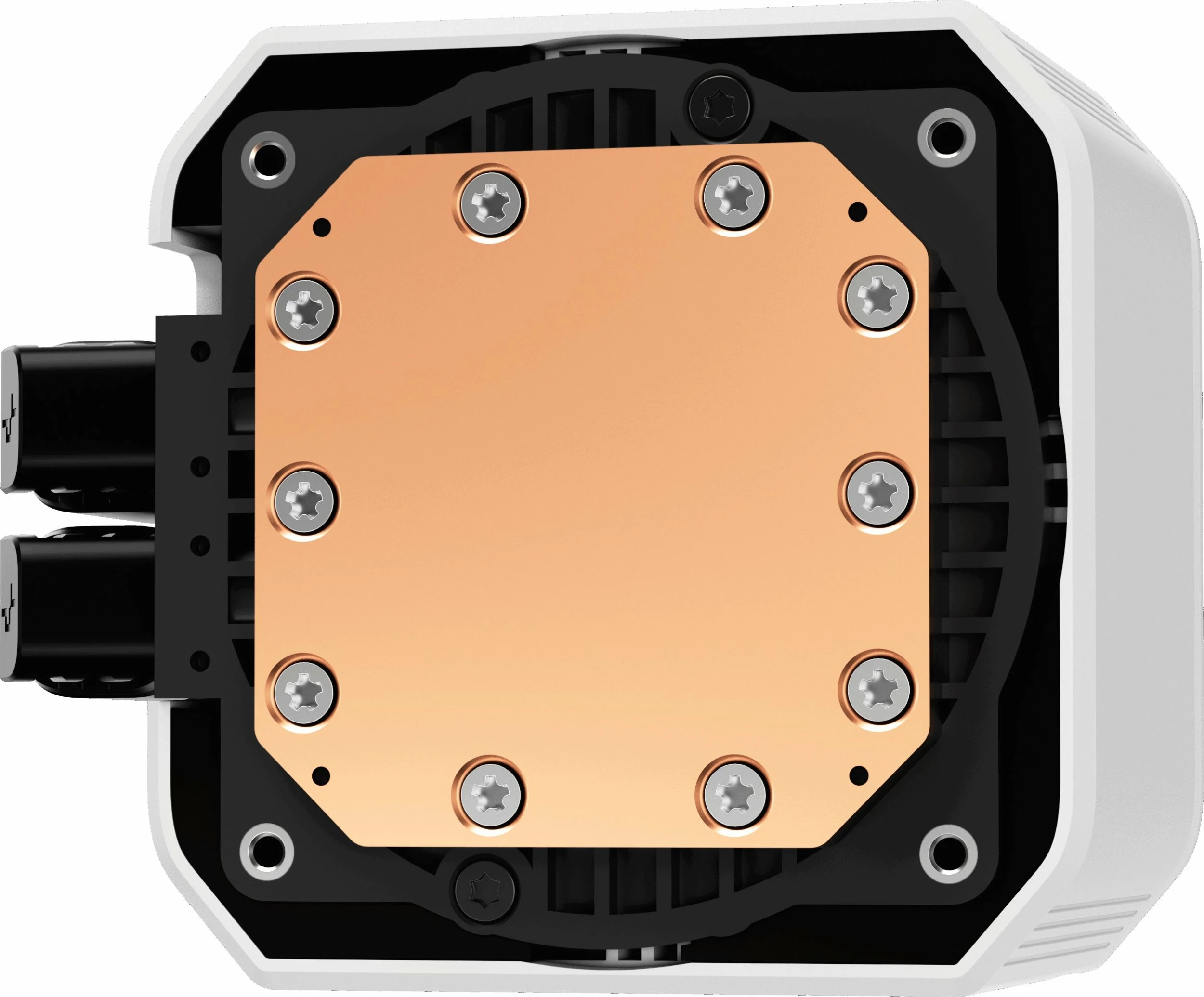 Ftohës me ujë AIO Deepcool Mystique 360 WH, radiator 360mm, 3x120mm ARGB, LCD 2.8", i bardhë