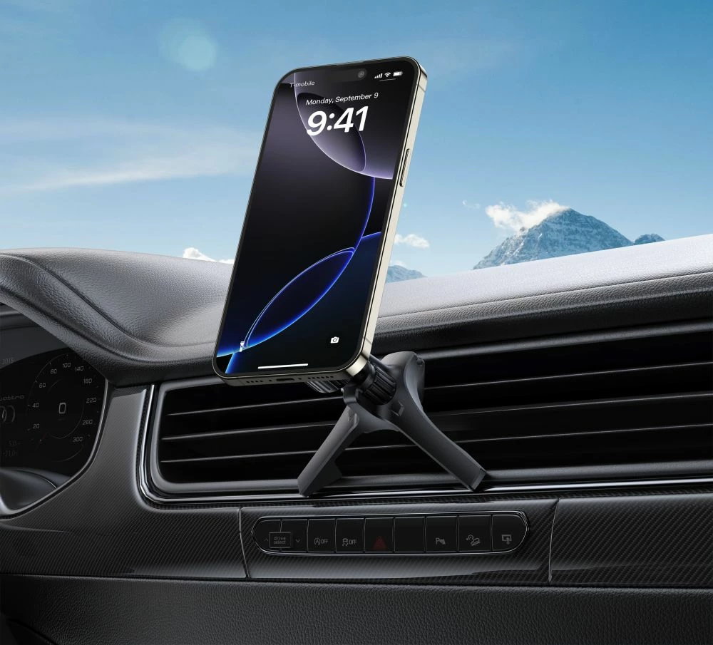 Mbajtës magnetik për celular Tech-Protect N56 me MagSafe, i zi