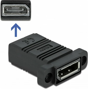 Adapter DisplayPort DeLOCK Easy 45, female-female, 8K, i zi
