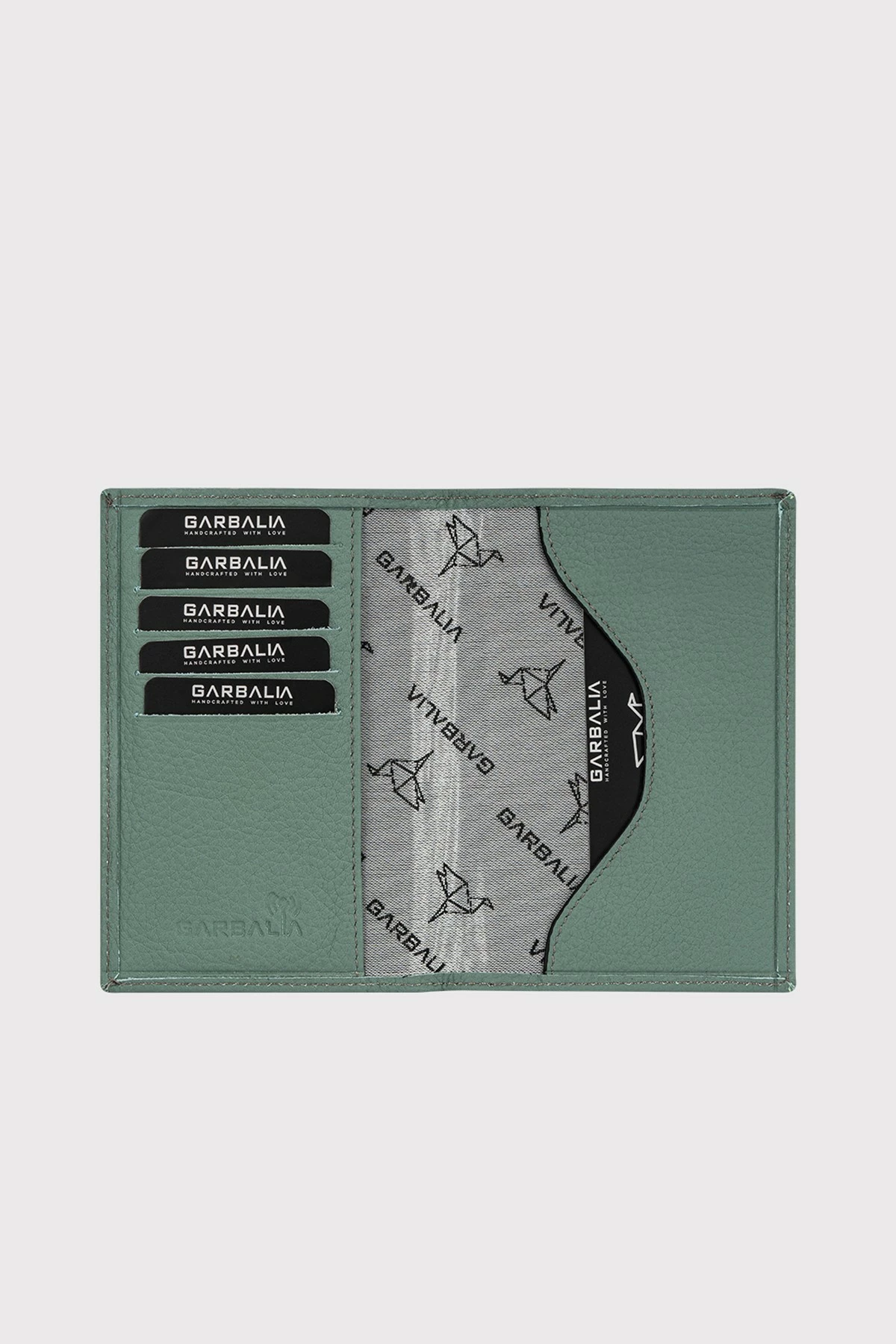 Portofol unisex, ngjyrë jeshile deti, Zoozie Bags, Passcase