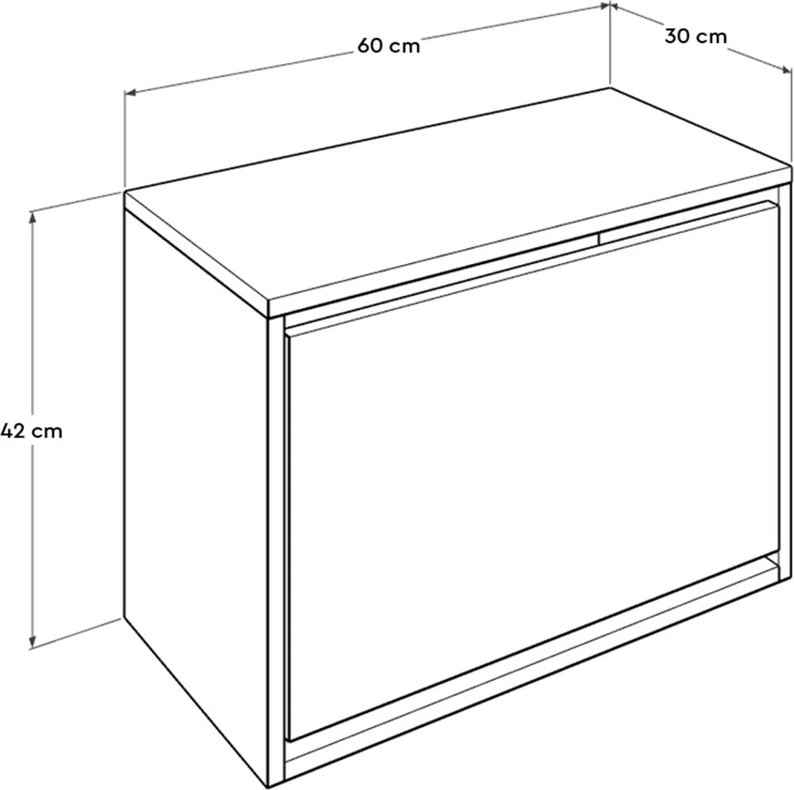 Dollap për këpucë, Oslo Walnut, Shc-110-Oo-1