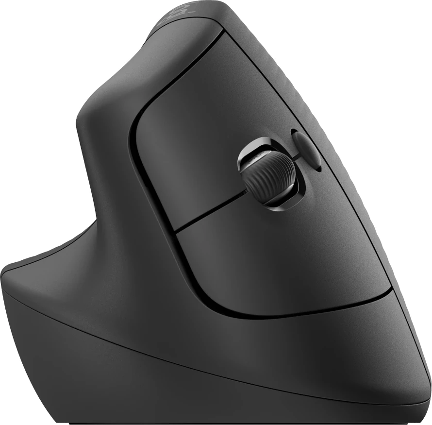 Maus LOGITECH Lift Left Bluetooth/RF ergonomik vertikal, me receiver Unifying, Graphite/Black