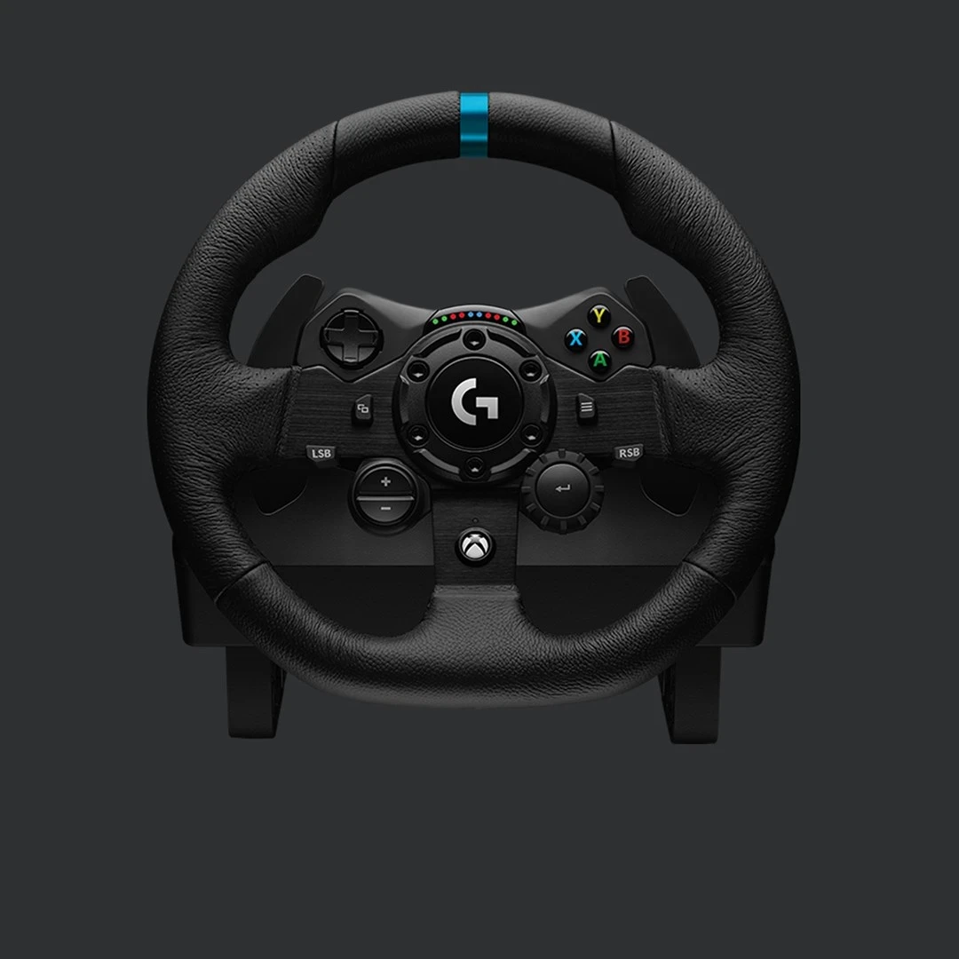 Rrotë garash dhe pedale Logitech G G923 për Xbox dhe PC