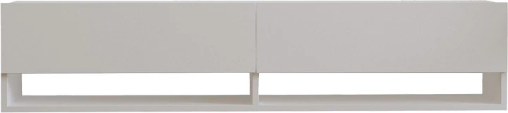 Mobilje muri për TV Melosa, ngjyrë e bardhë, 141x30x31cm