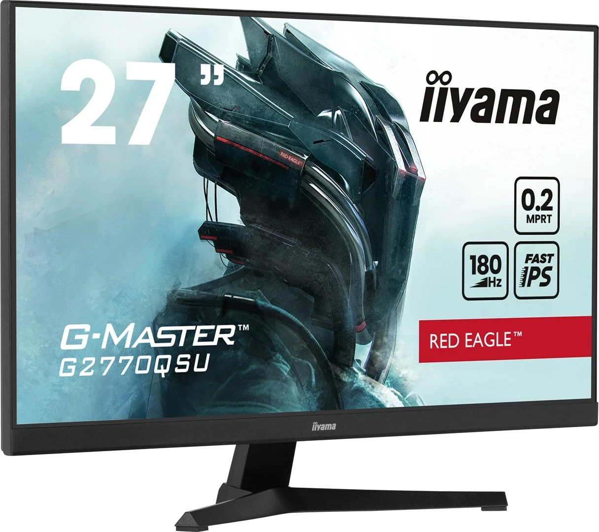 Monitor IIYAMA G-MASTER G2770QSU-B6, 27", 2560 x 1440, LED, i zi