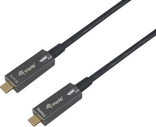 Kabel USB-C EQUIP USB 3.2 Gen2 AOC 5m, 8K, PD 60W, i zi