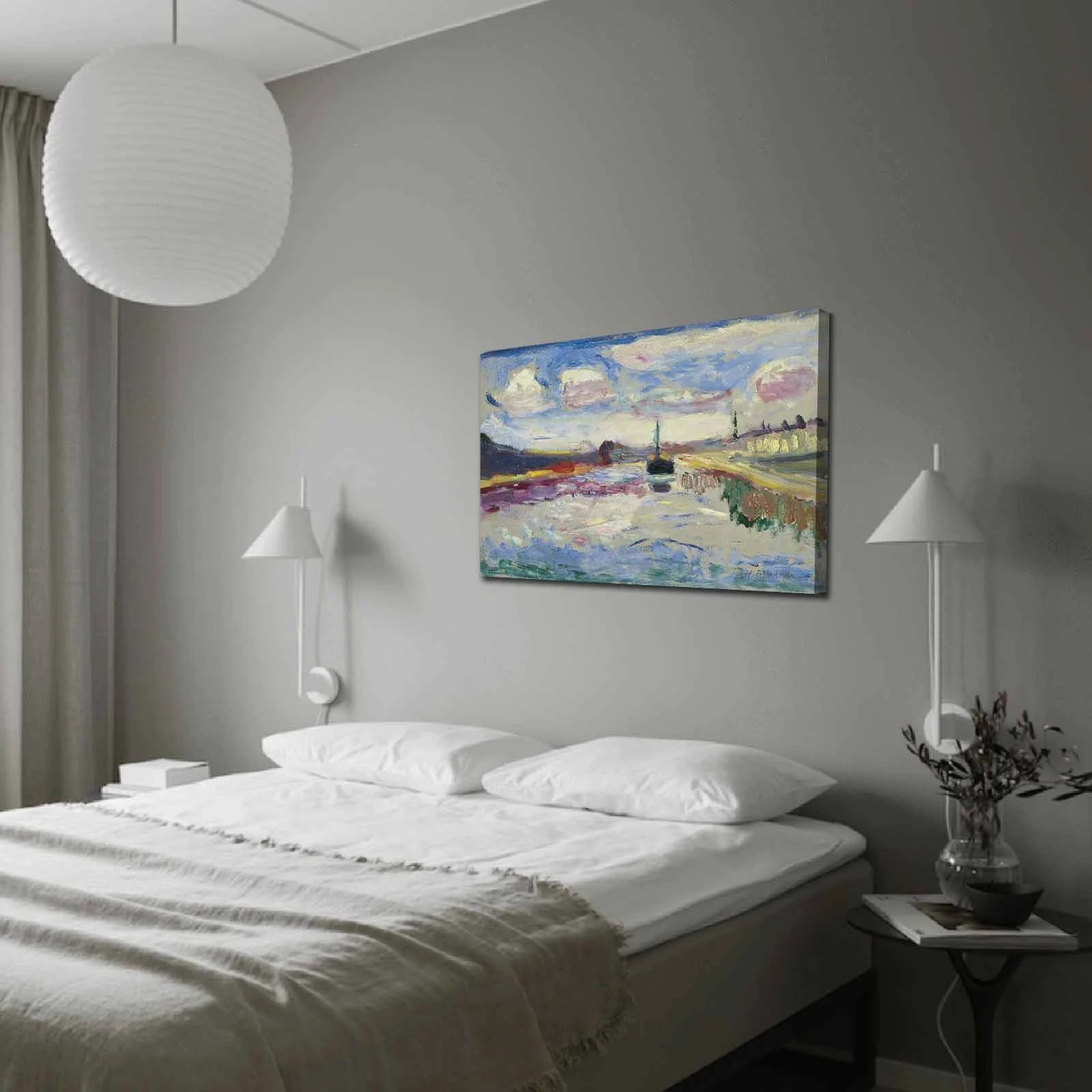 Pikturë dekorative në kanavacë, Wallity, 70100FAMOUSART-018, shumëngjyrëshe, 70x100cm