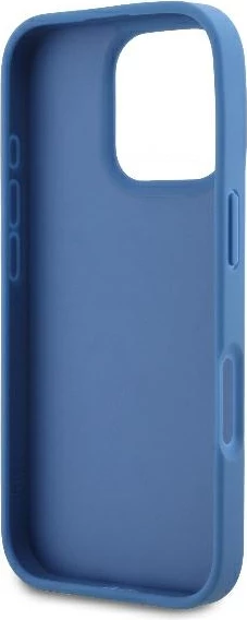 Mbështjellës Guess Crossbody 4G Metal Logo për iPhone 16 Pro Max, Kaltër