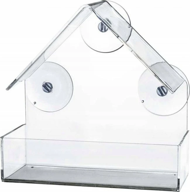 Ushqyes zogjsh për dritare Trixie 225 ml 15×15×6 cm transparent