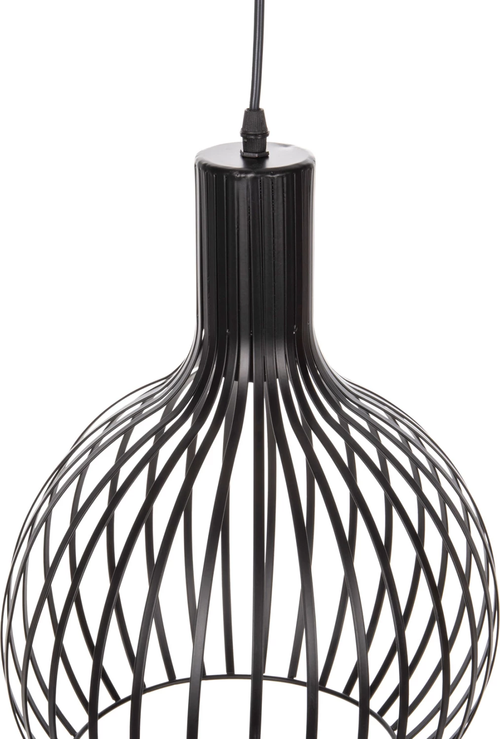 Llambë varëse tavani, kapak metali i zi, FH4164, Φ28x138H cm