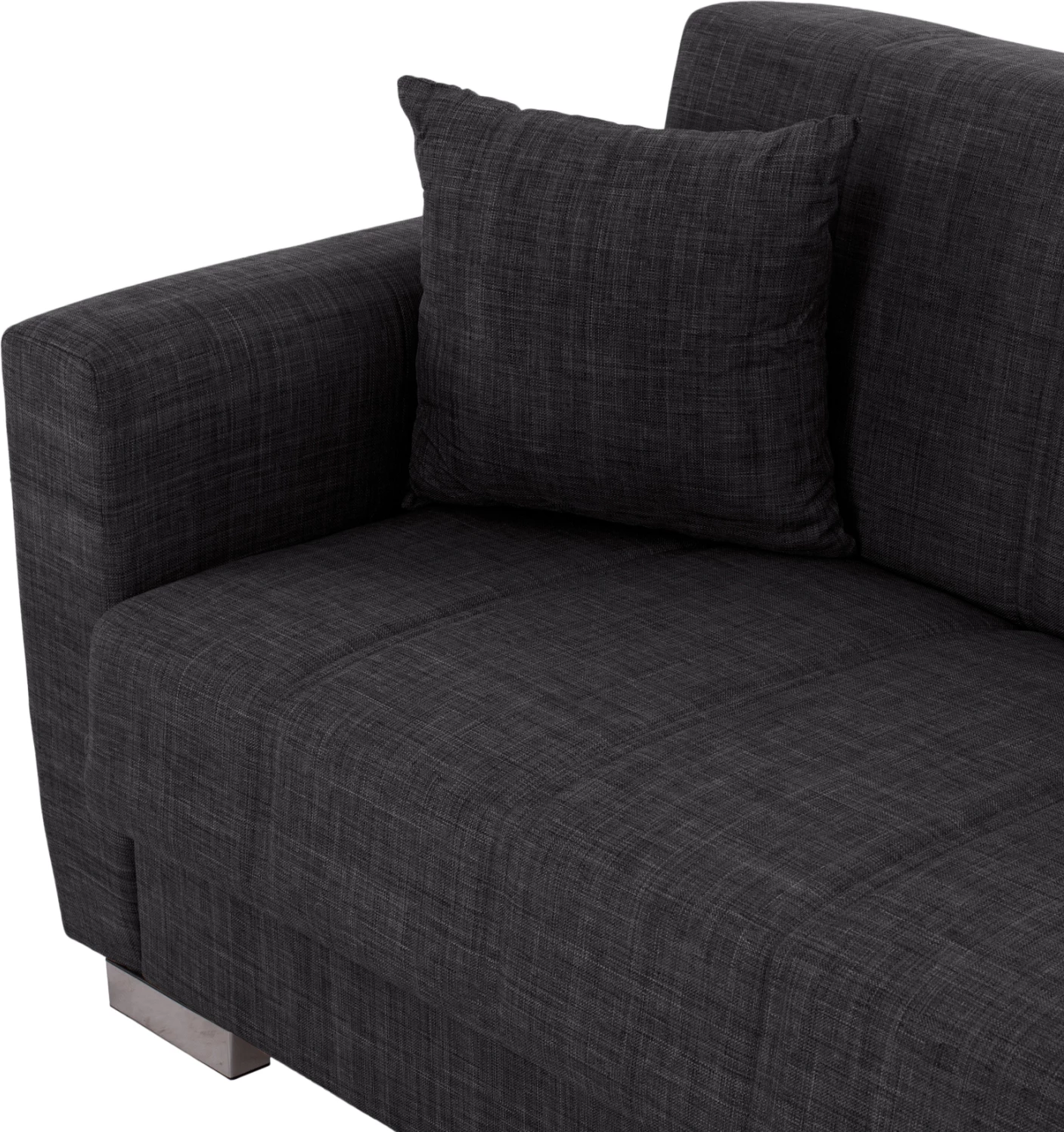 Divan 2-vendësh, shtrat, gri, FH3241.03, 150x84x88 cm