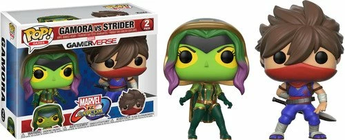 Figurinë vinyl Funko POP! Gamerverse Capcom vs. Marvel Gamora vs Strider, set 2 copë