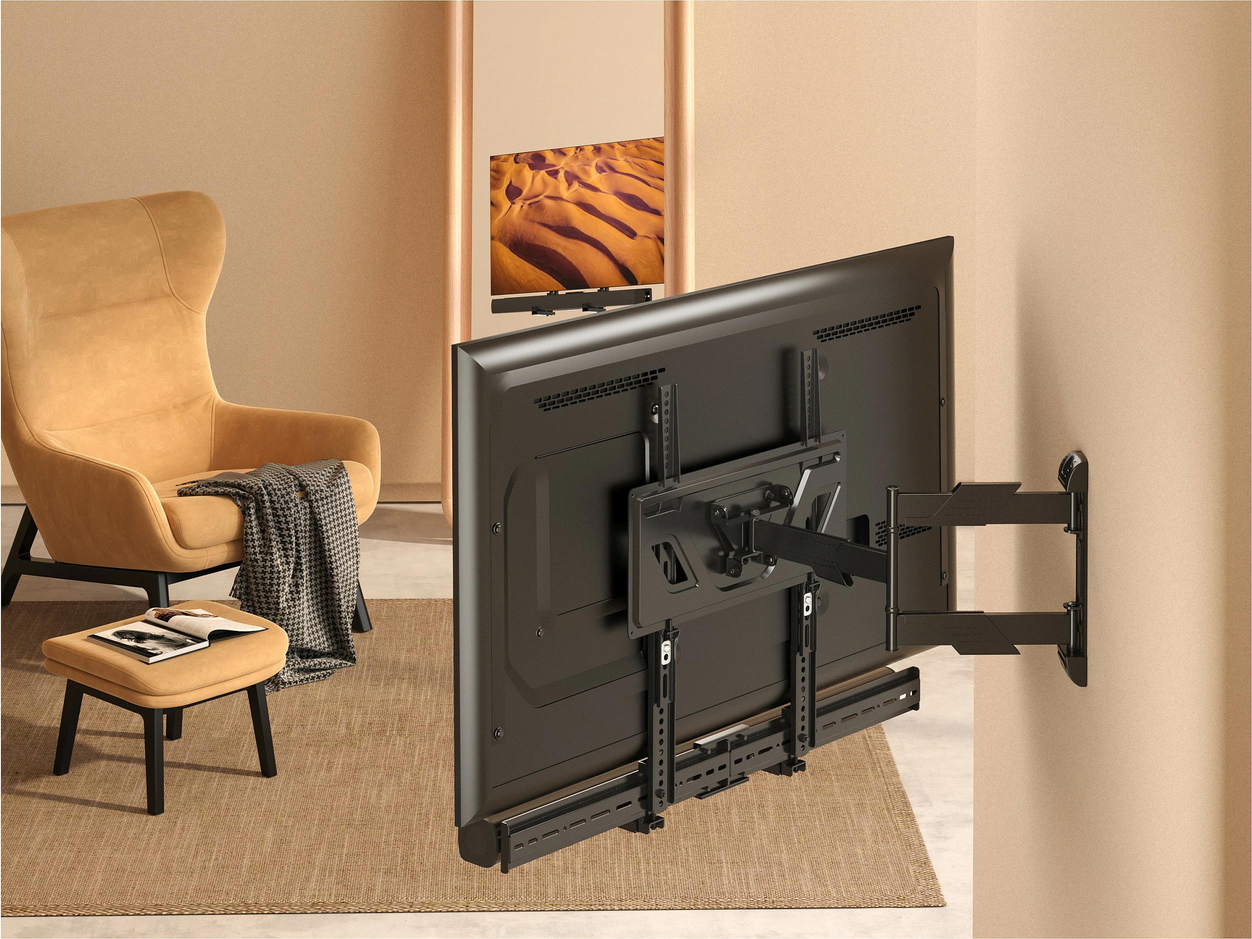 Mbajtëse muri për Soundbar EQUIP, VESA 800x400, max 15 kg, e zezë