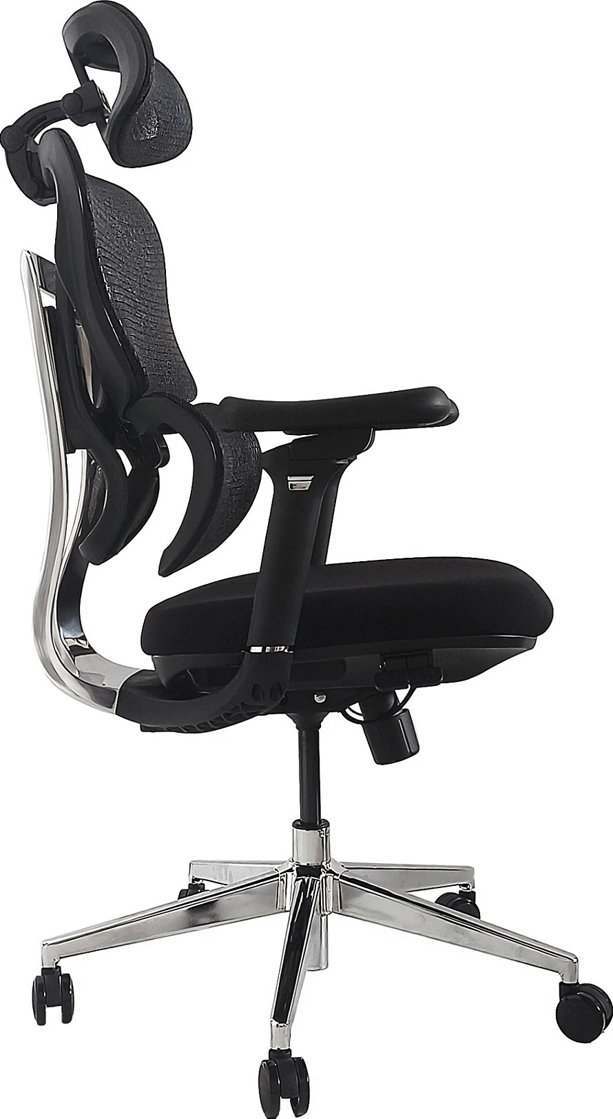 Karrige zyre ergonomike EQUIP SFS, mesh, mbështetëse koke, 3D armrests, 150 kg, e zezë